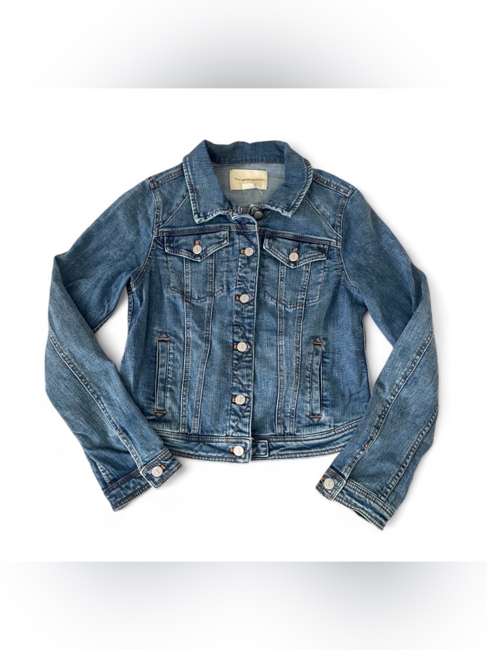 NWT Pilcro Medium Wash Denim Jacket Womens Size Large